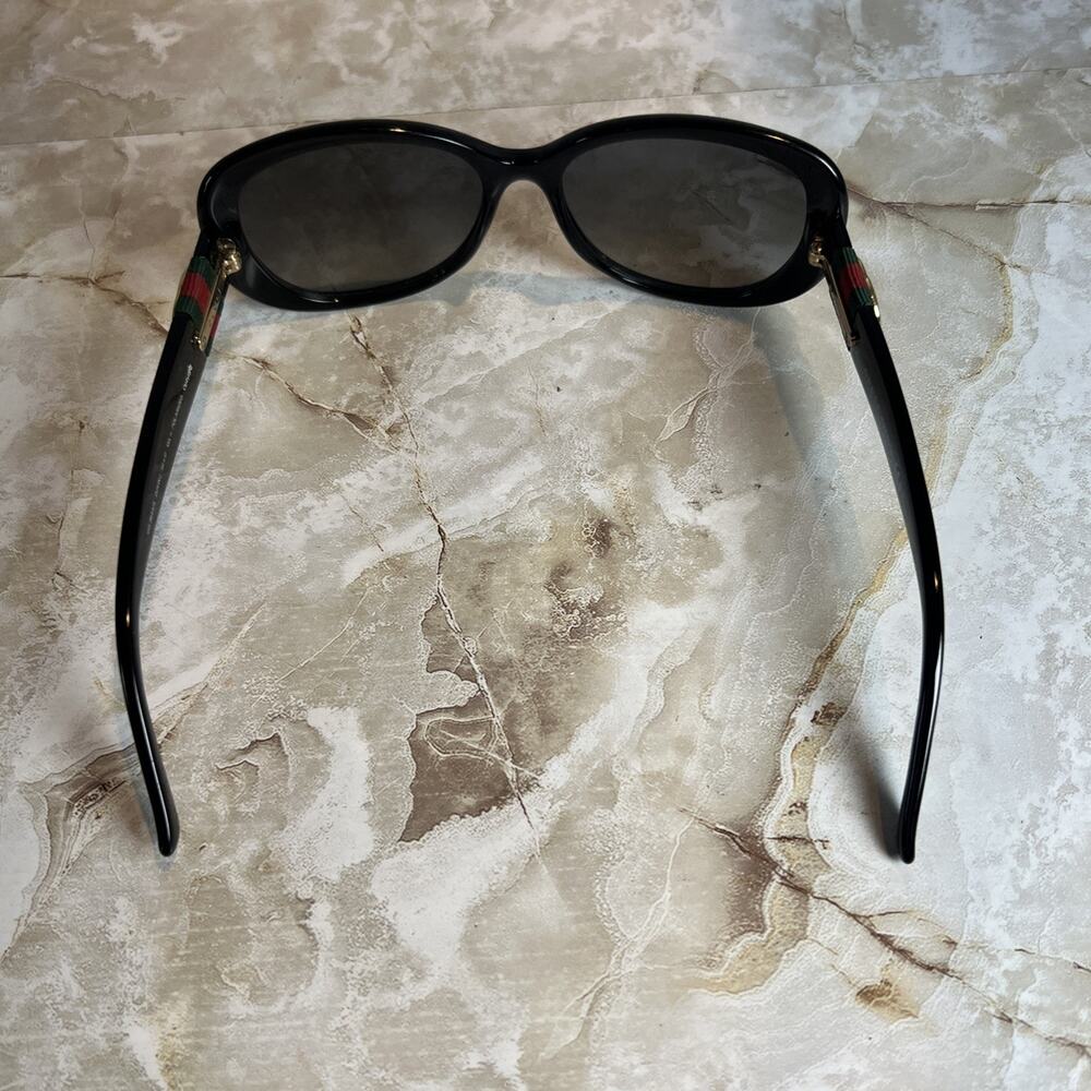 Gucci Sunglasses GG3644/S D28WJ Polished Black FOR FRAMES - SCRATCHED LENSES - Picture 4 of 11